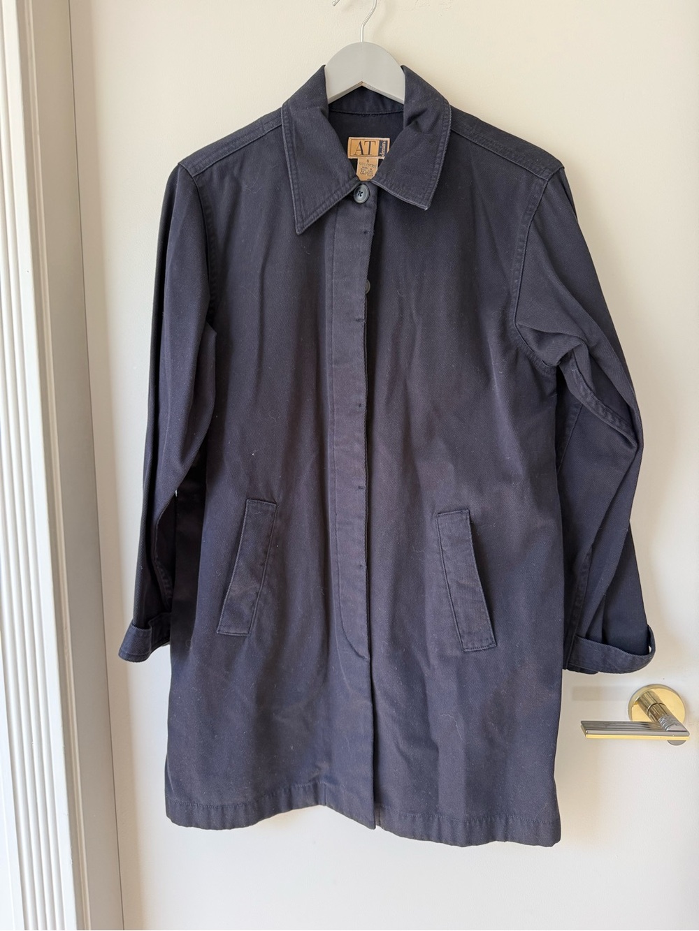 AT Denim Overcoat